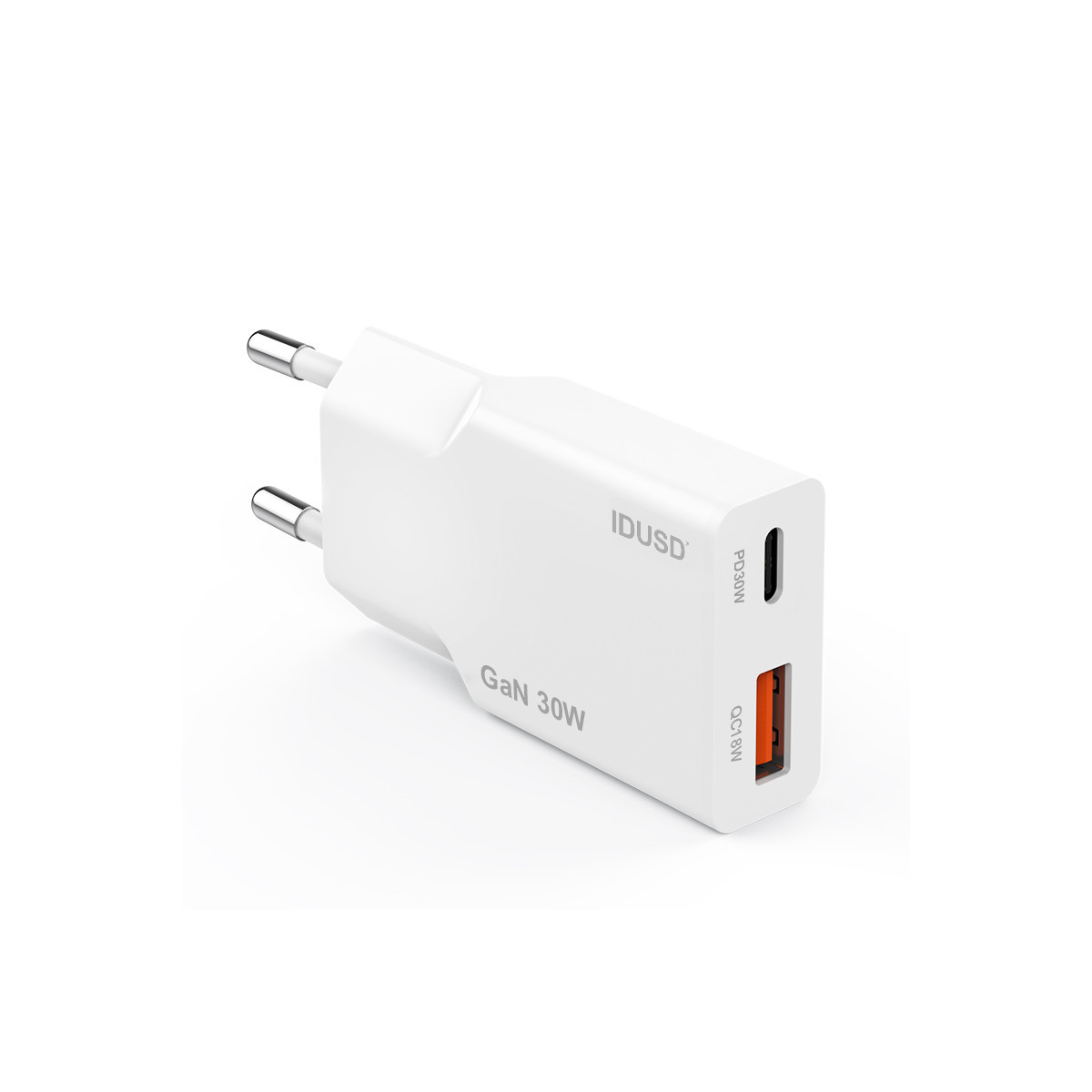 Cargador GaN PD30W A+C – Ultrafino y Compacto
