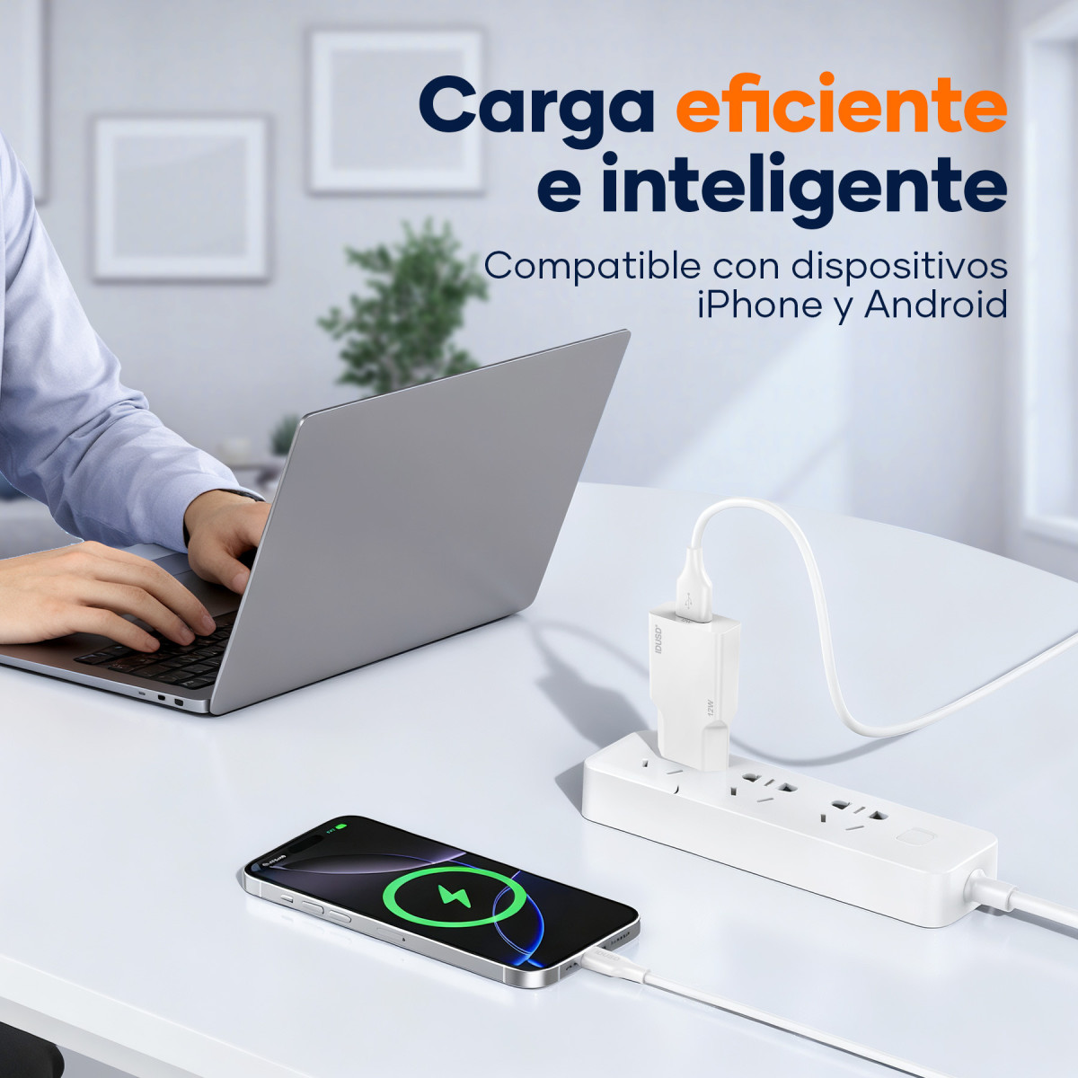 Cargador 12W – Lightning – Ultrafino y Compacto