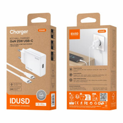 Cargador GaN PD25W 1C - PD USB-C - D266B