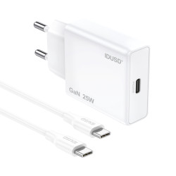 Cargador GaN PD25W 1C - PD USB-C - D266B