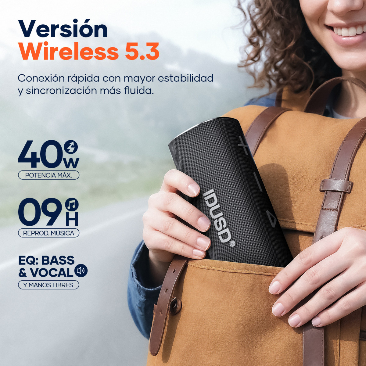 Vibe Plus 40 altavoz portátil 40W IP67