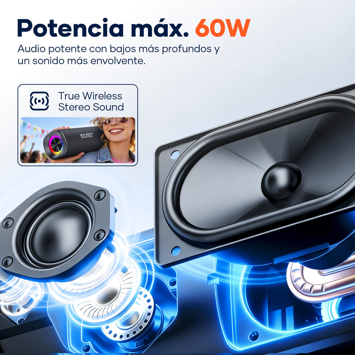 Vibe Titan 60 altavoz portátil 60W IP67