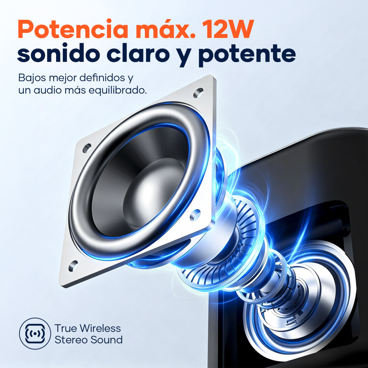 Pixi Mini altavoz portátil 12W IP67