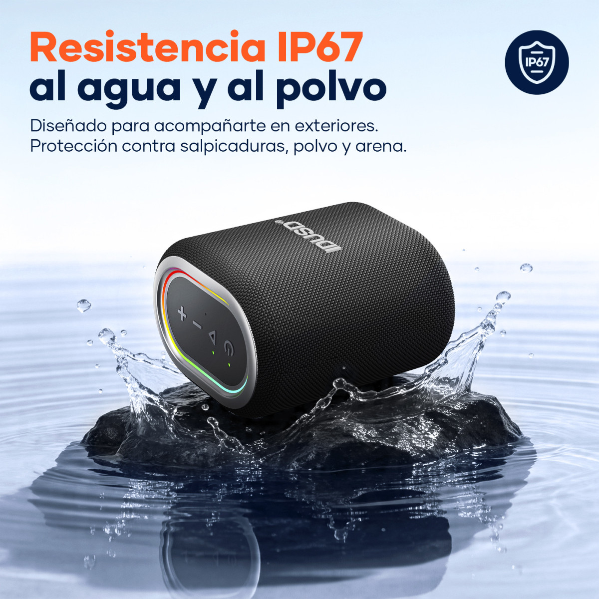 Pixi Mini altavoz portátil 12W IP67