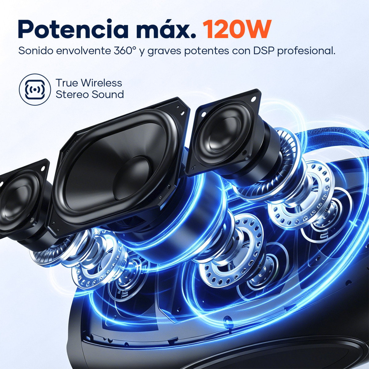 Boom 120 altavoz exterior 120W IP67