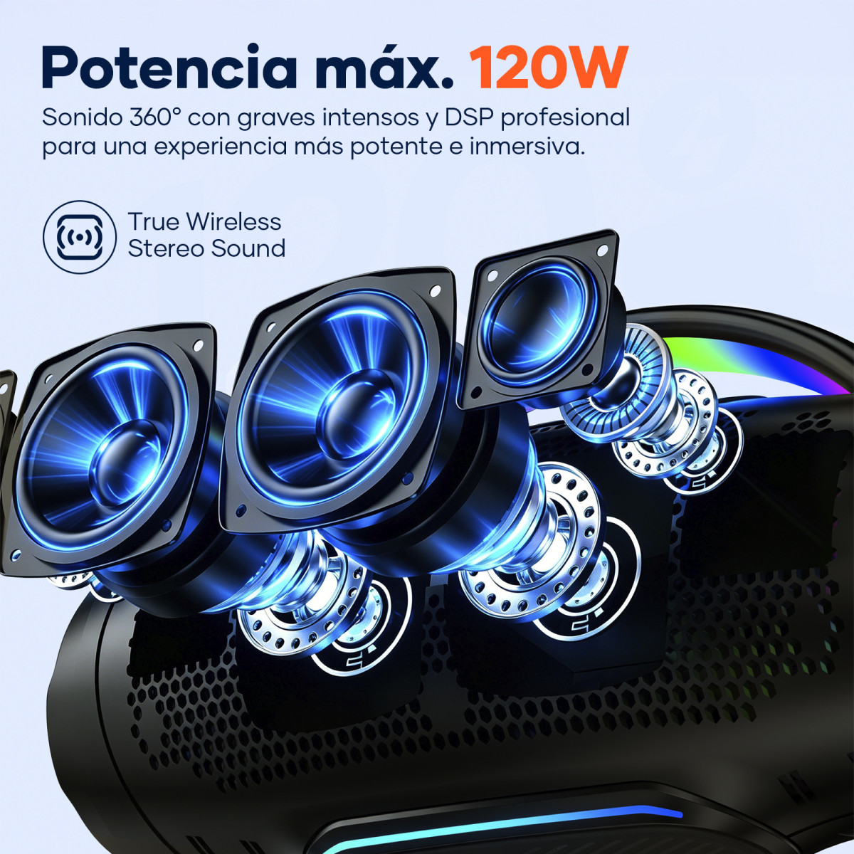Party 120 altavoz exterior 120W IP67