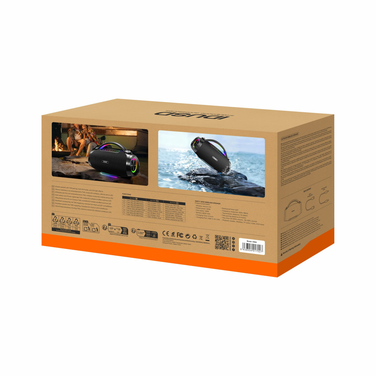 Party 120 altavoz exterior 120W IP67