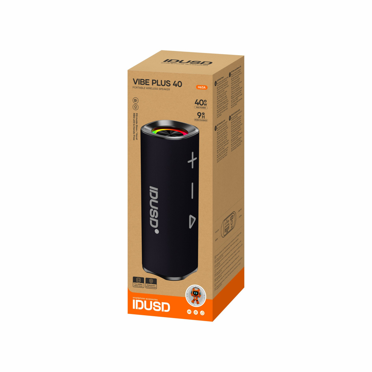 Vibe Plus 40 altavoz portátil 40W IP67