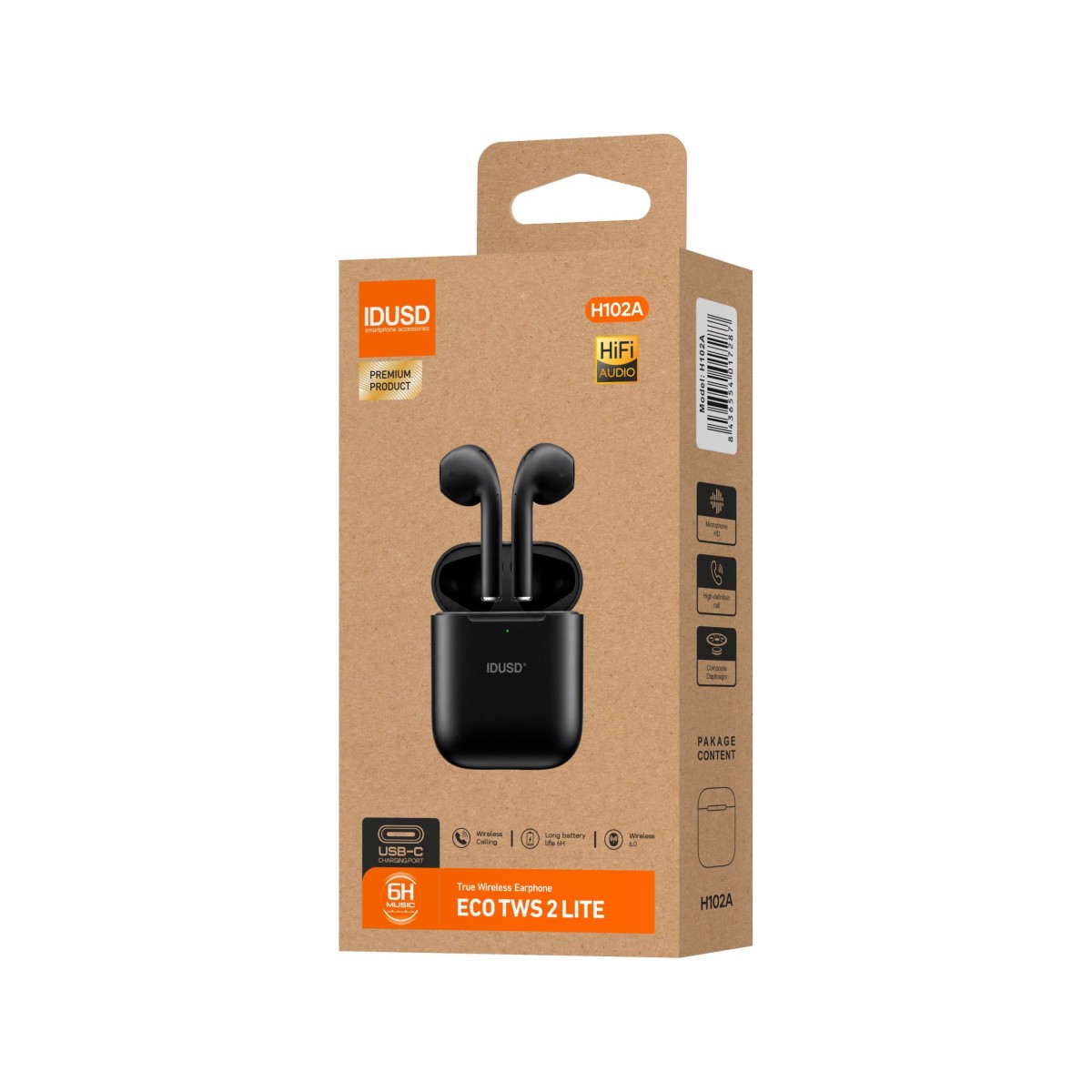Auriculares ECO TWS 2 Lite | Bluetooth 5.3, HiFi, +24h de batería