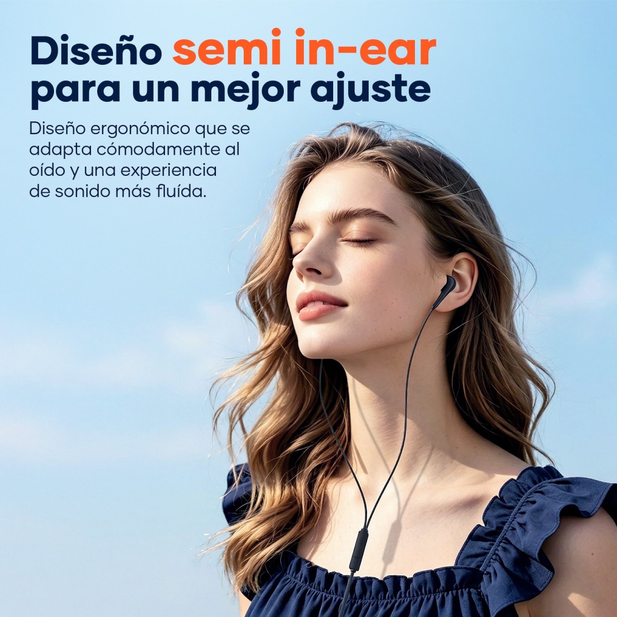 Auriculares USB-C Digital Estéreo con Micrófono - H34A