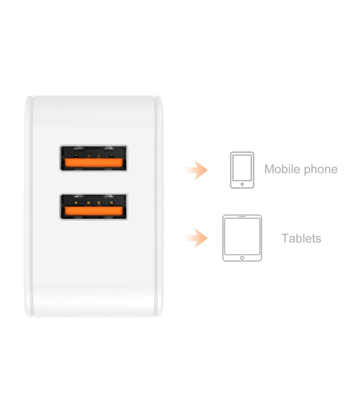 *OFERTA Charger 2USB 2.4A + Micro 2M - D81B
