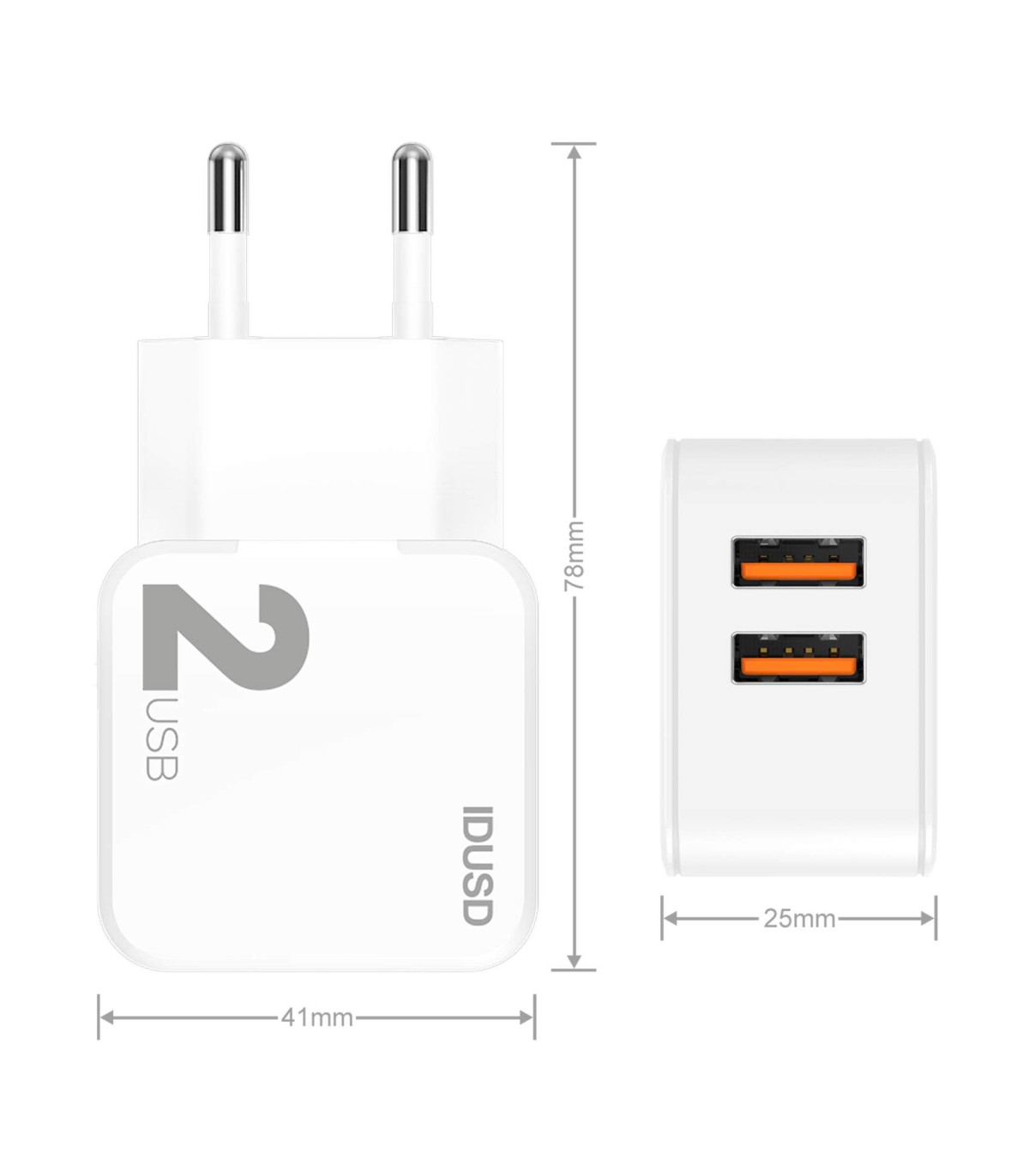 *OFERTA Charger 2USB 2.4A + Micro 2M - D81B