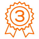 Icono garantía (medalla 3 años)