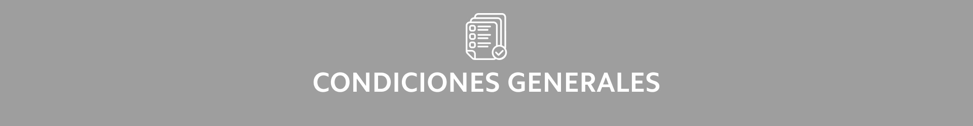 Condiciones Generales - IDUSD