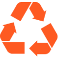 Icono eco-sostenible (reciclaje)